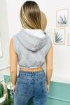 138976 Kapsonlu Crop Sweatshirt